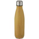 Image of Cove 500 ml vacuum insulated stainless steel bottle with wood print